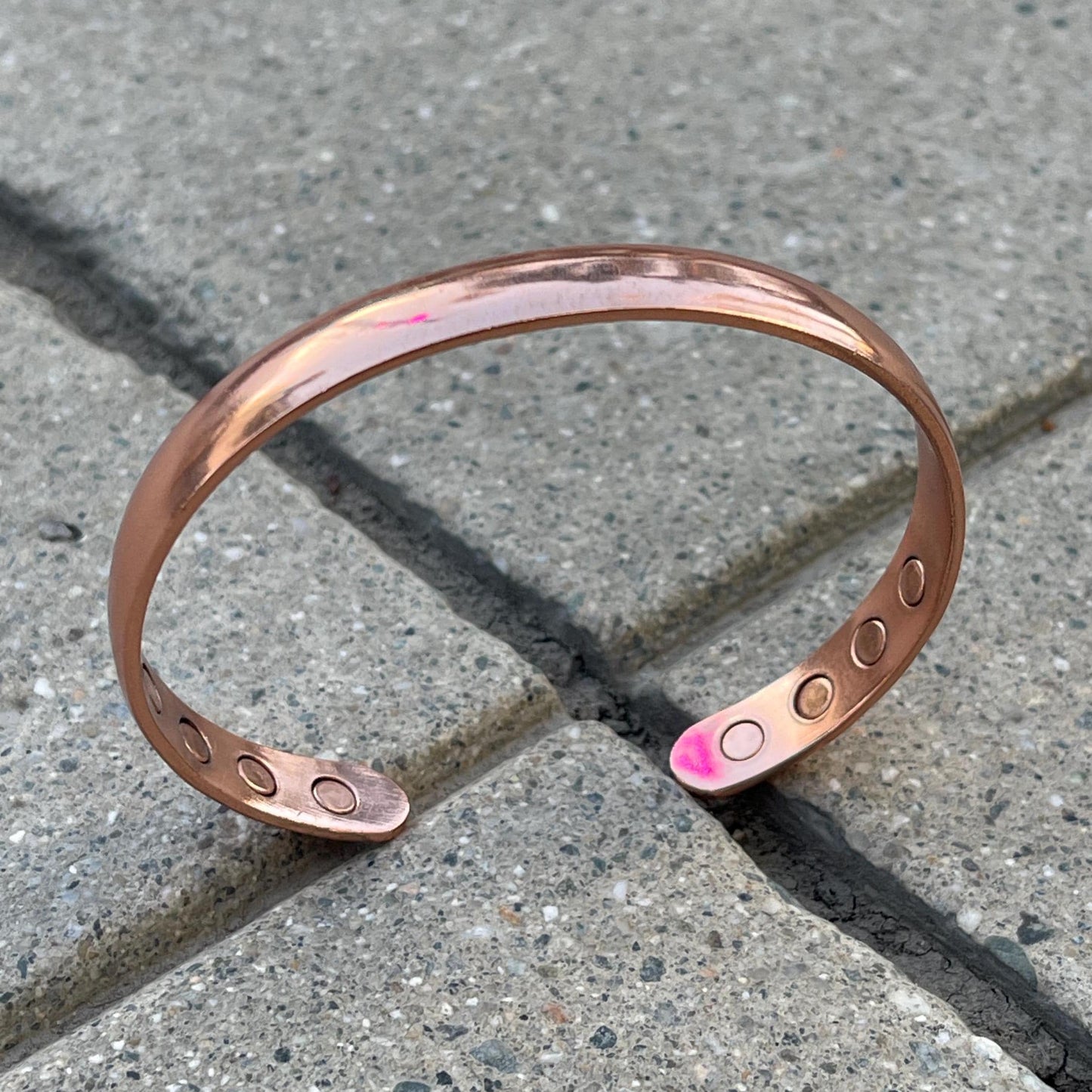 Elegant Pure Copper Magnetic Therapy Bracelet for Pain Relief & Healing Adjustable Stylish