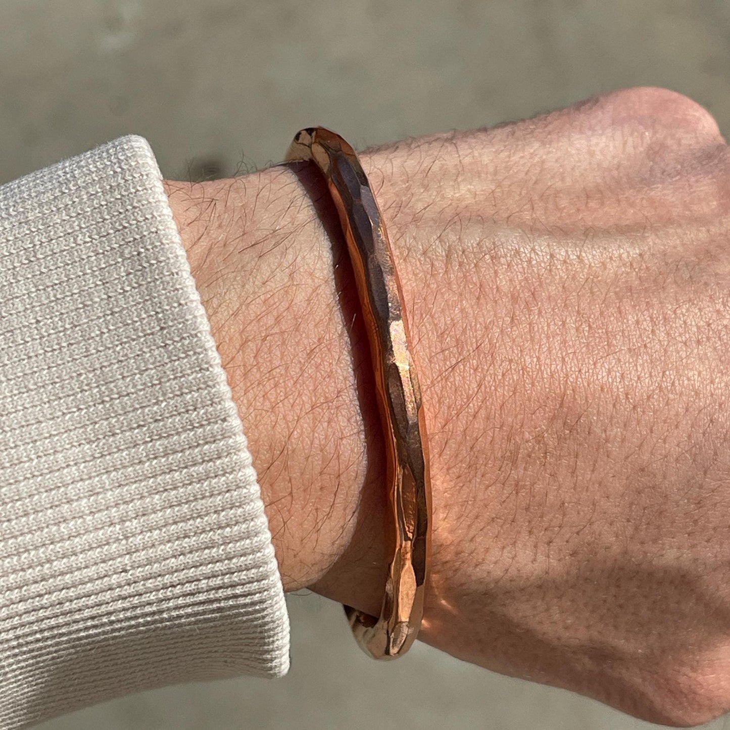 Hammered Style Pure Copper