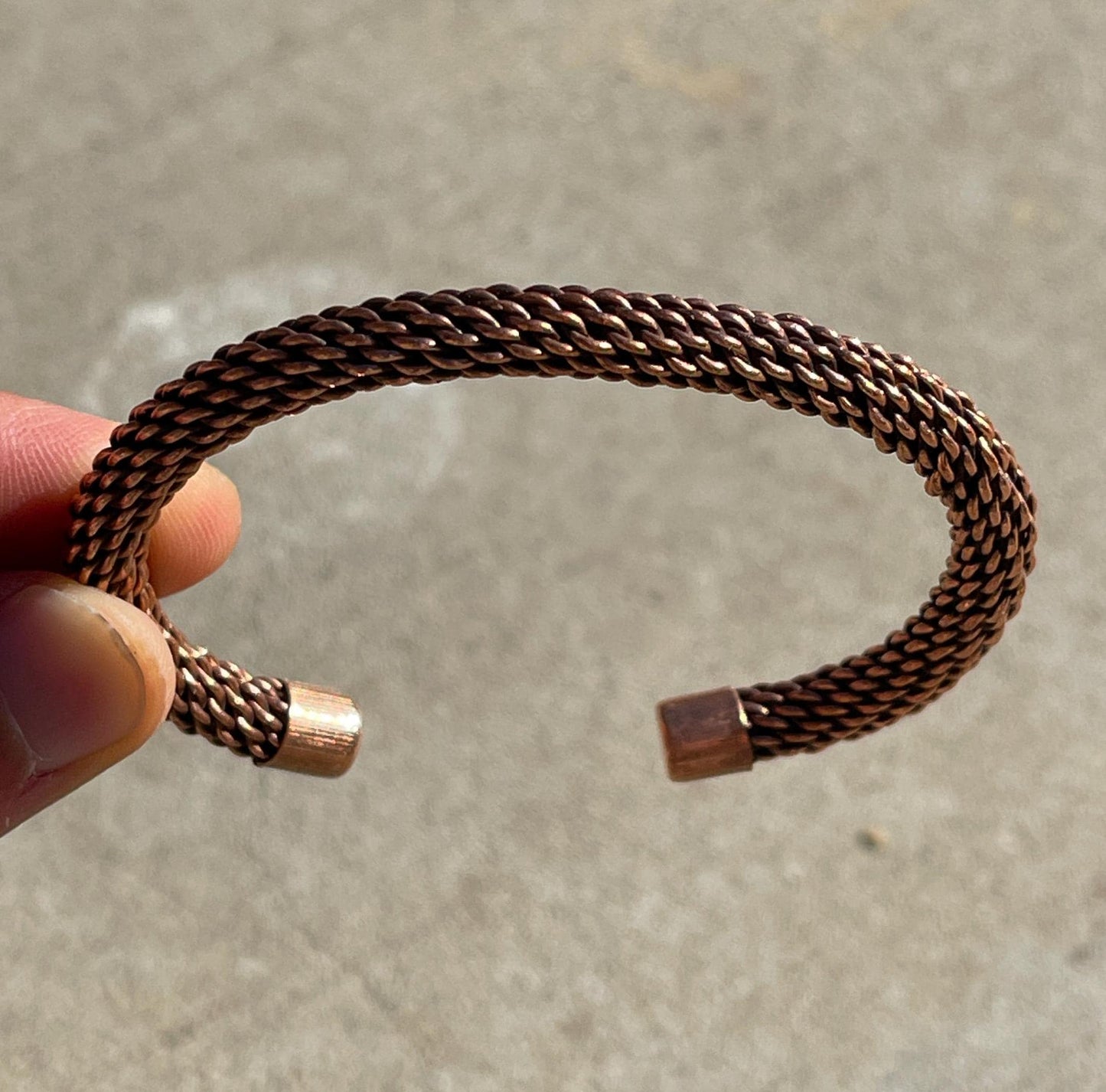 Elegant Pure Copper Therapy Bracelet for Pain Relief & Healing Adjustable Stylish