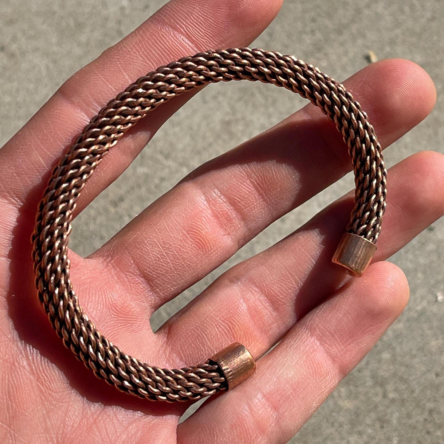 Elegant Pure Copper Therapy Bracelet for Pain Relief & Healing Adjustable Stylish