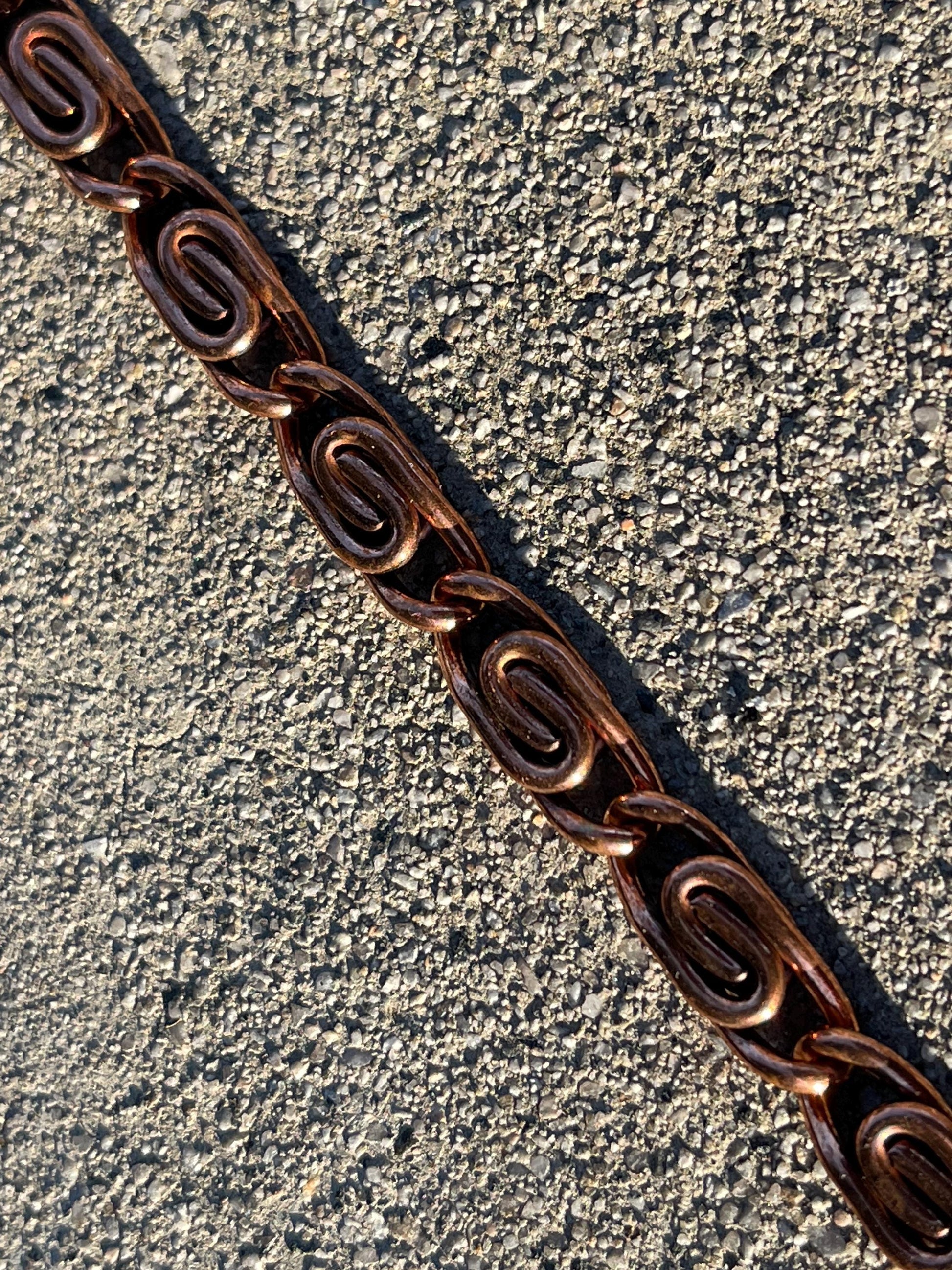 Pure Copper Therapy Bracelet for Pain Relief & Healing 8.5"