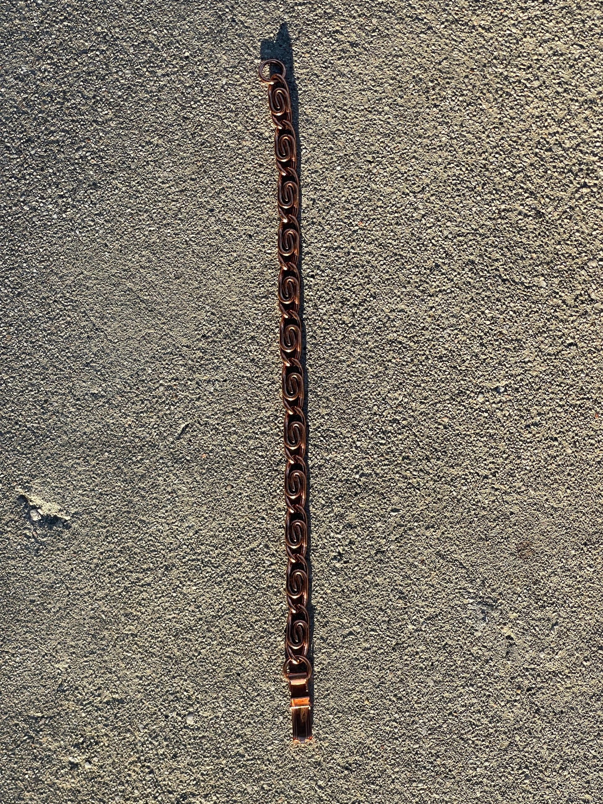 Pure Copper Therapy Bracelet for Pain Relief & Healing 8.5"