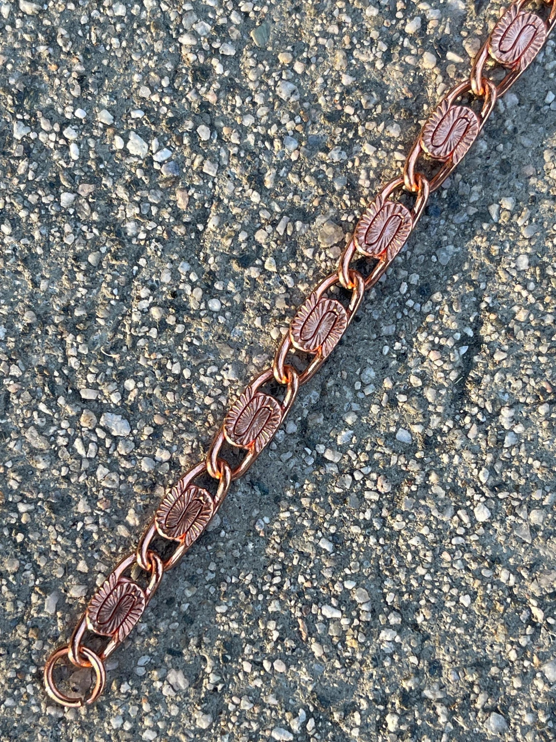 Pure Copper Therapy Bracelet for Pain Relief & Healing 8.5"