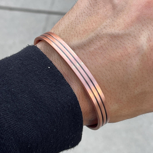 Elegant Pure Copper Magnetic Therapy Bracelet for Pain Relief & Healing Adjustable Stylish