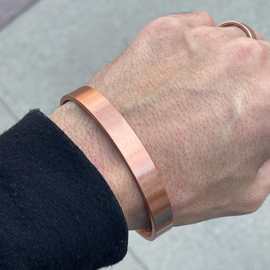 Elegant Pure Copper Magnetic Therapy Bracelet for Pain Relief & Healing Adjustable Stylish