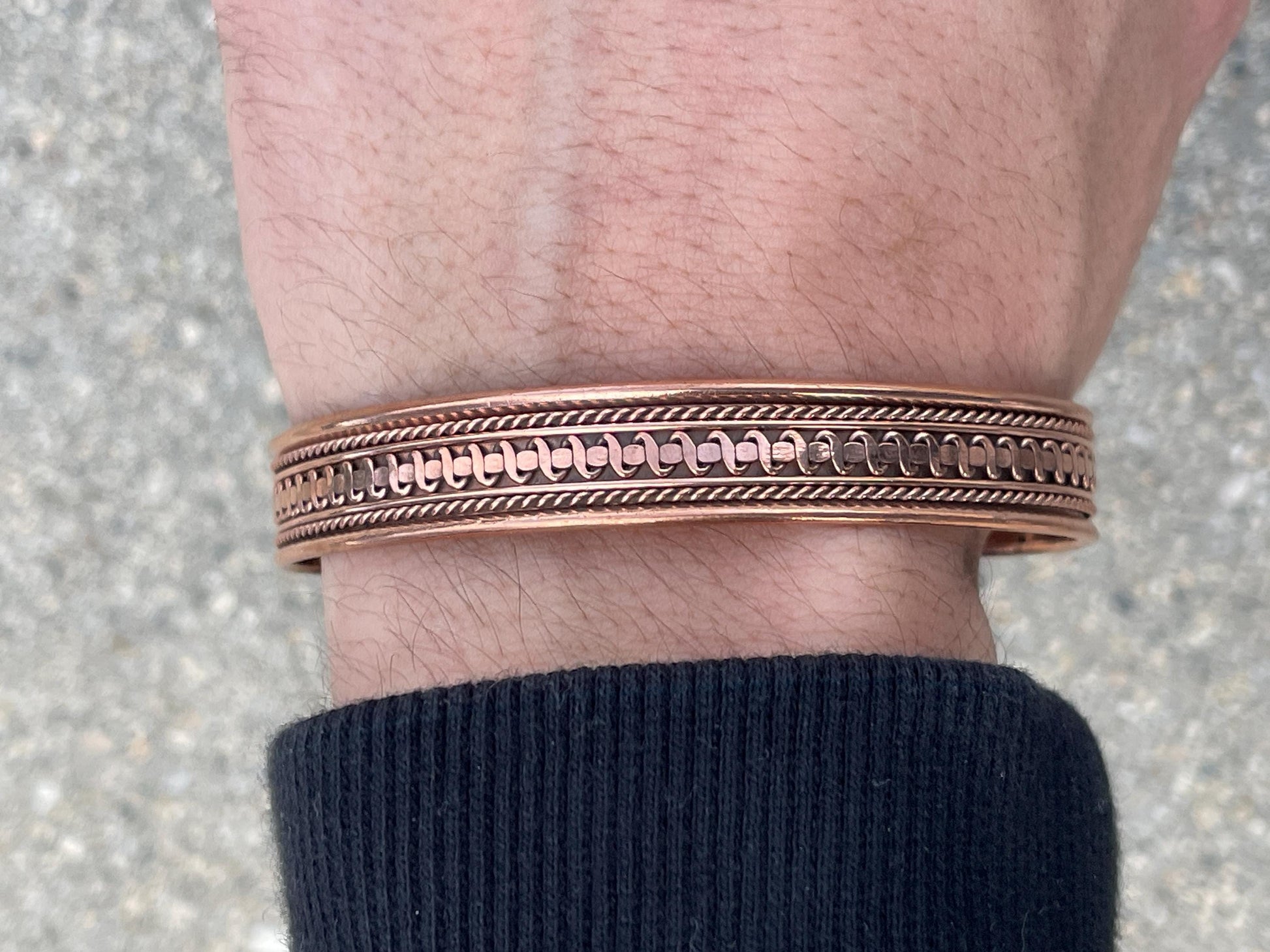 Elegant Pure Copper Magnetic Therapy Bracelet for Pain Relief & Healing Unisex Adjustable Stylish