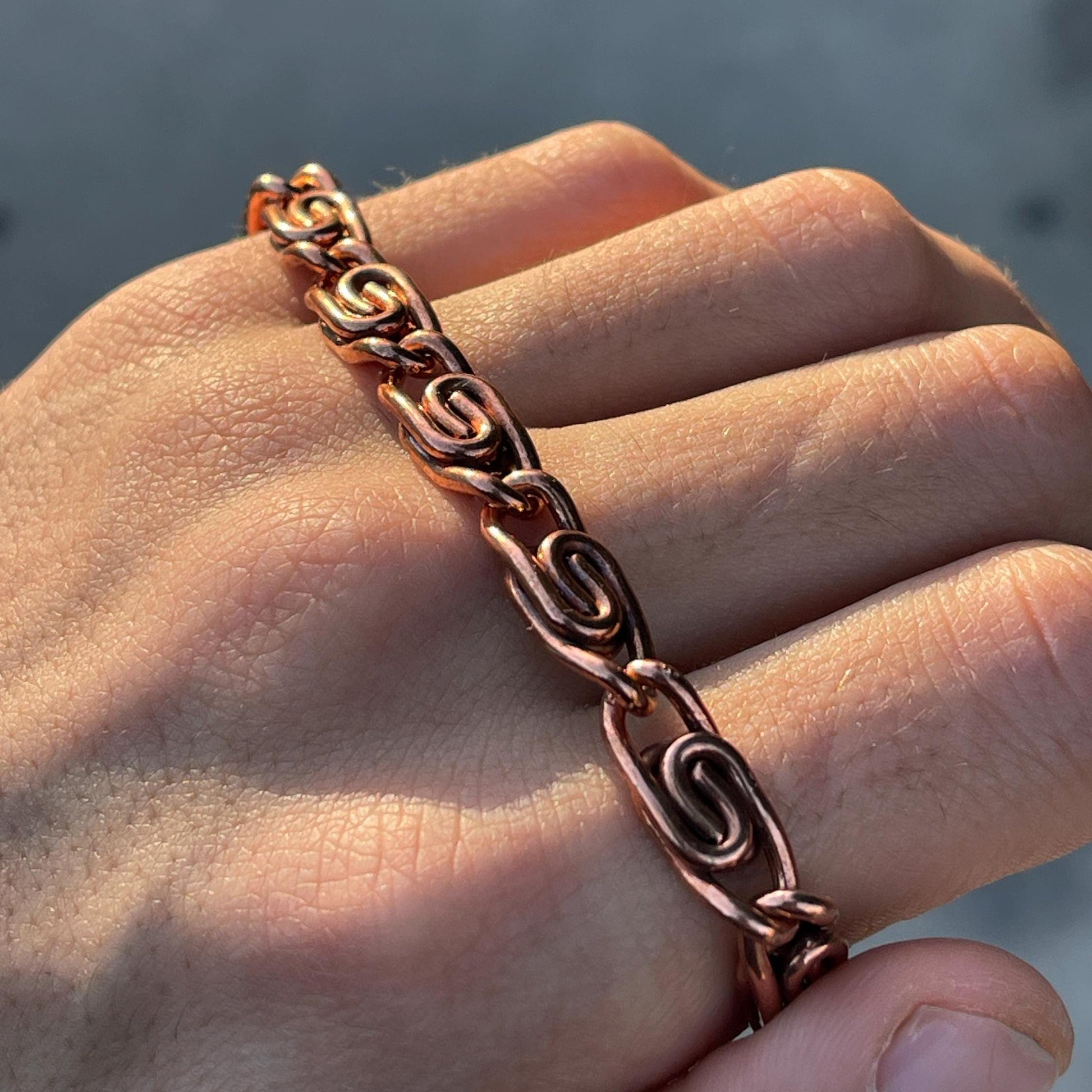 Pure Copper Therapy Bracelet for Pain Relief & Healing 8.5"