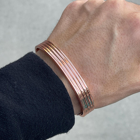 Elegant Pure Copper Magnetic Therapy Bracelet for Pain Relief & Healing Adjustable Stylish