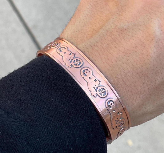 100% Pure Copper Magnetic Therapy Bracelet for Pain Relief & Healing Adjustable Style