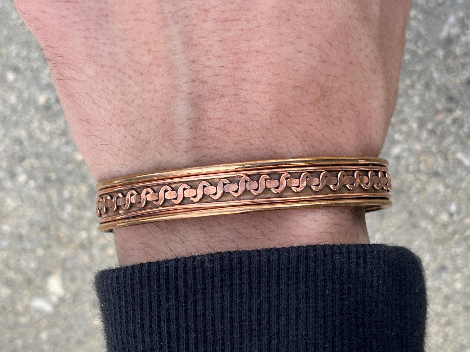 Elegant Pure Copper Magnetic Therapy Bracelet for Pain Relief & Healing Unisex Adjustable Stylish