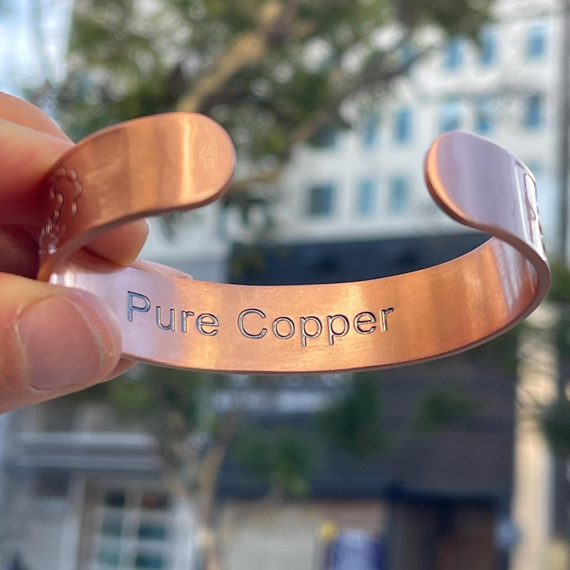 100% Pure Copper Magnetic Therapy Bracelet for Pain Relief & Healing Adjustable