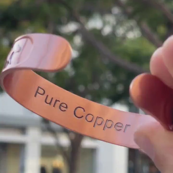 100% Pure Copper Magnetic Therapy Bracelet for Pain Relief & Healing Adjustable Horse Style