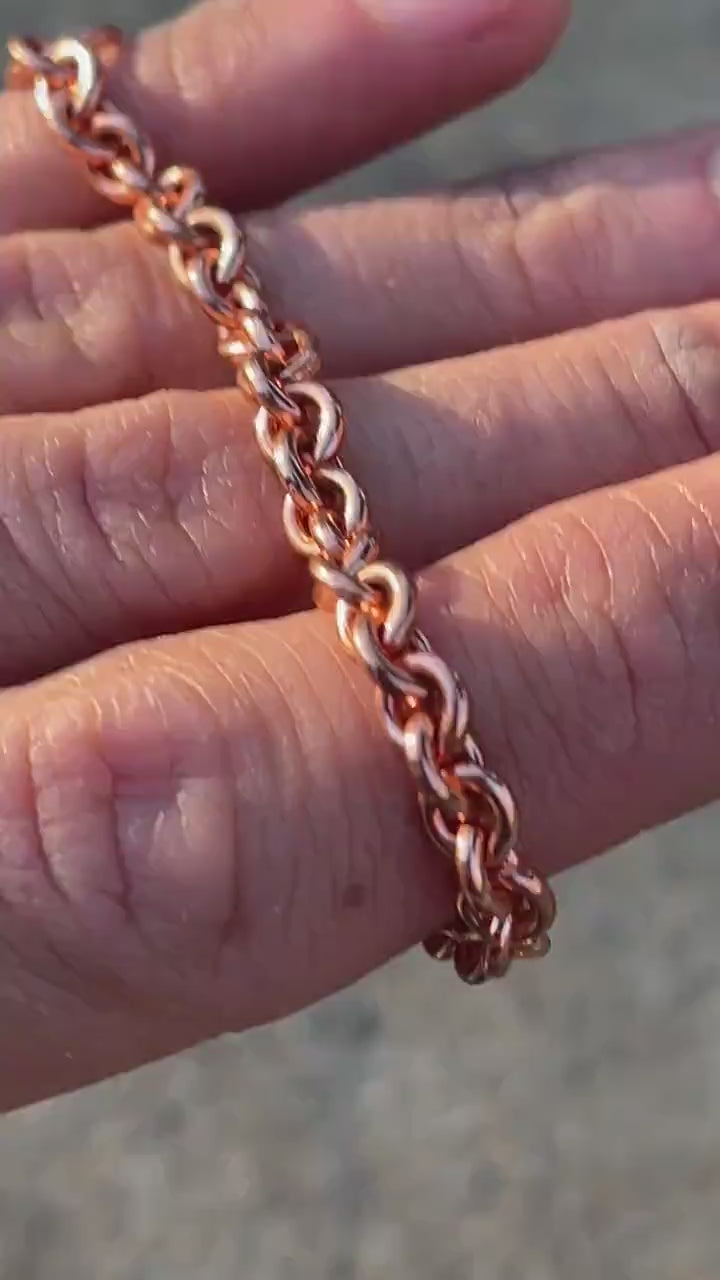 Pure Copper Therapy Bracelet for Pain Relief & Healing