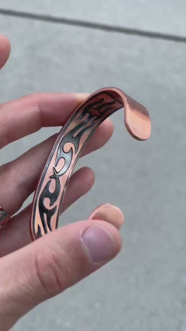 Elegant Pure Copper Magnetic Therapy Bracelet for Pain Relief & Healing Adjustable Stylish